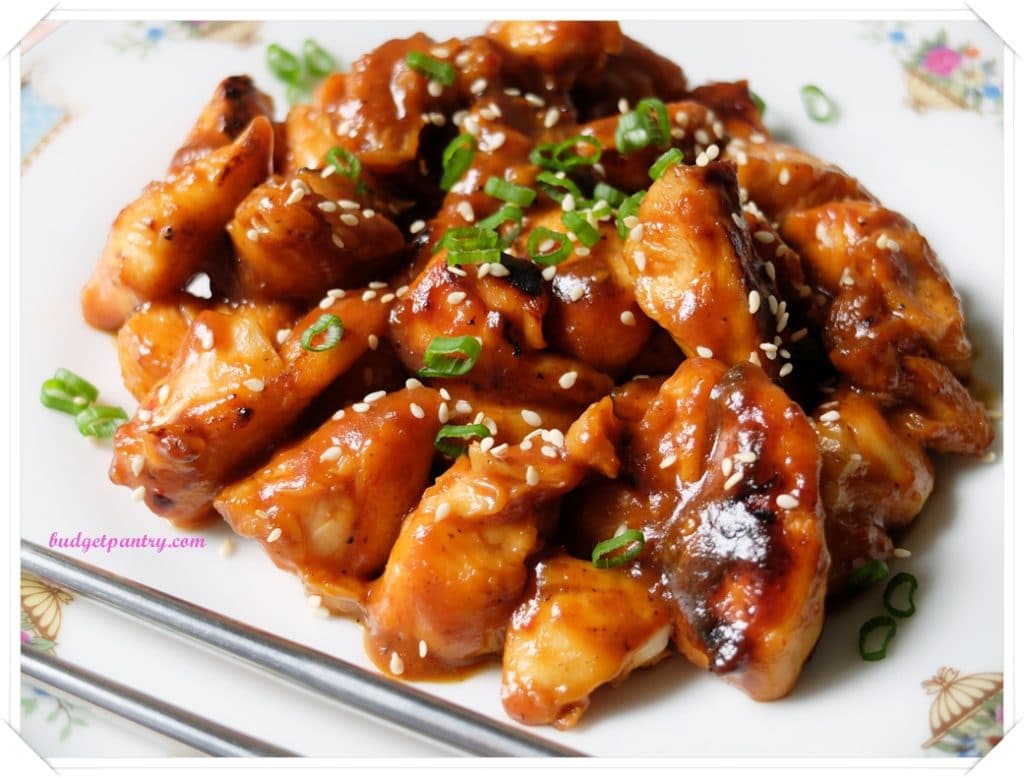 Soy Garlic Korean Chicken In Sweet And Sticky Sauce