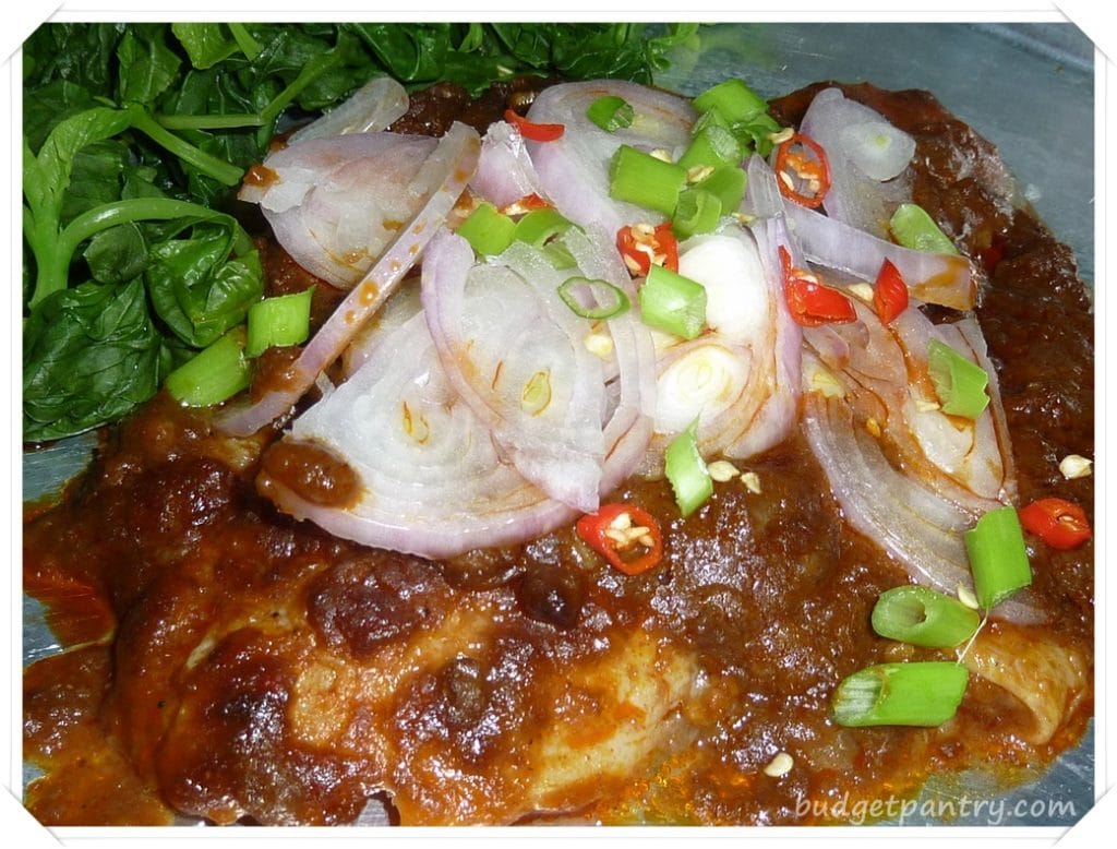 August 2- Sambal Sutchi Fish BBQ Stingray style