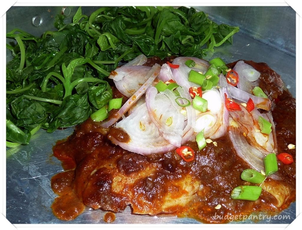 Cheaterbug Recipe: Grilled Sutchi Fish with Yeo\u0026#39;s Sambal Udang Sauce