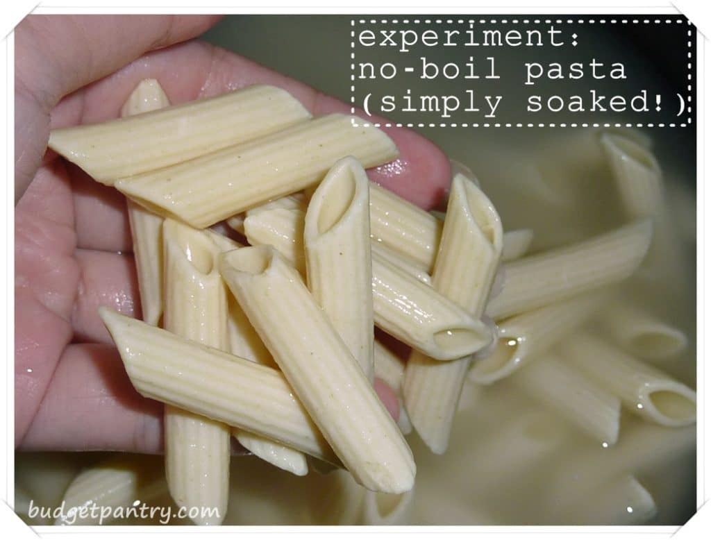 August 31- No-boil pasta