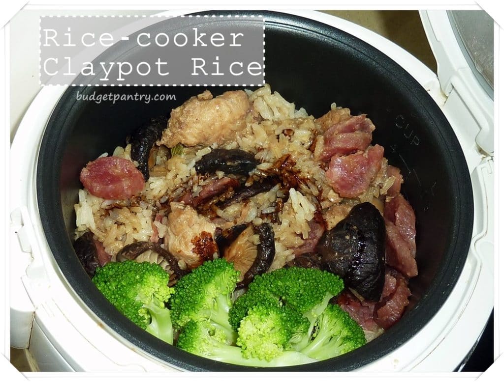 Claypot chicken rice in pressure online cooker