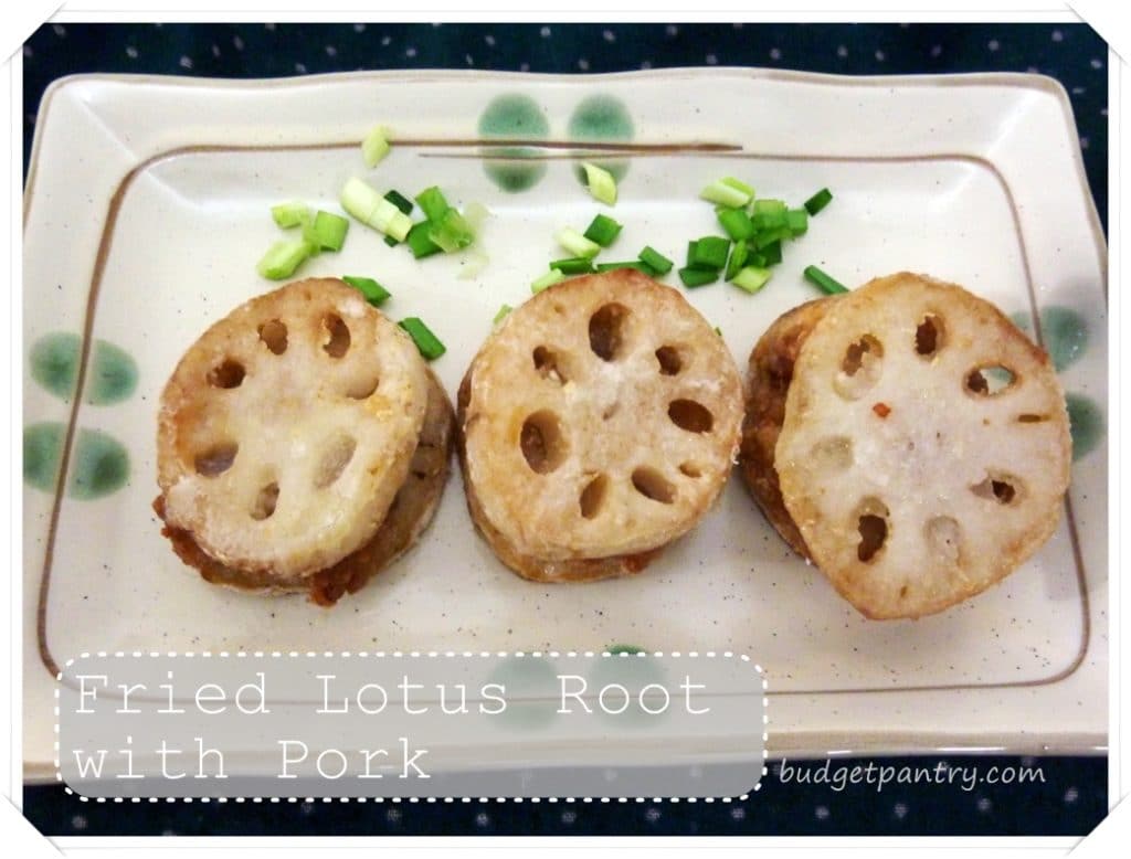 Oct 14- Fried Lotus Root with Pork1