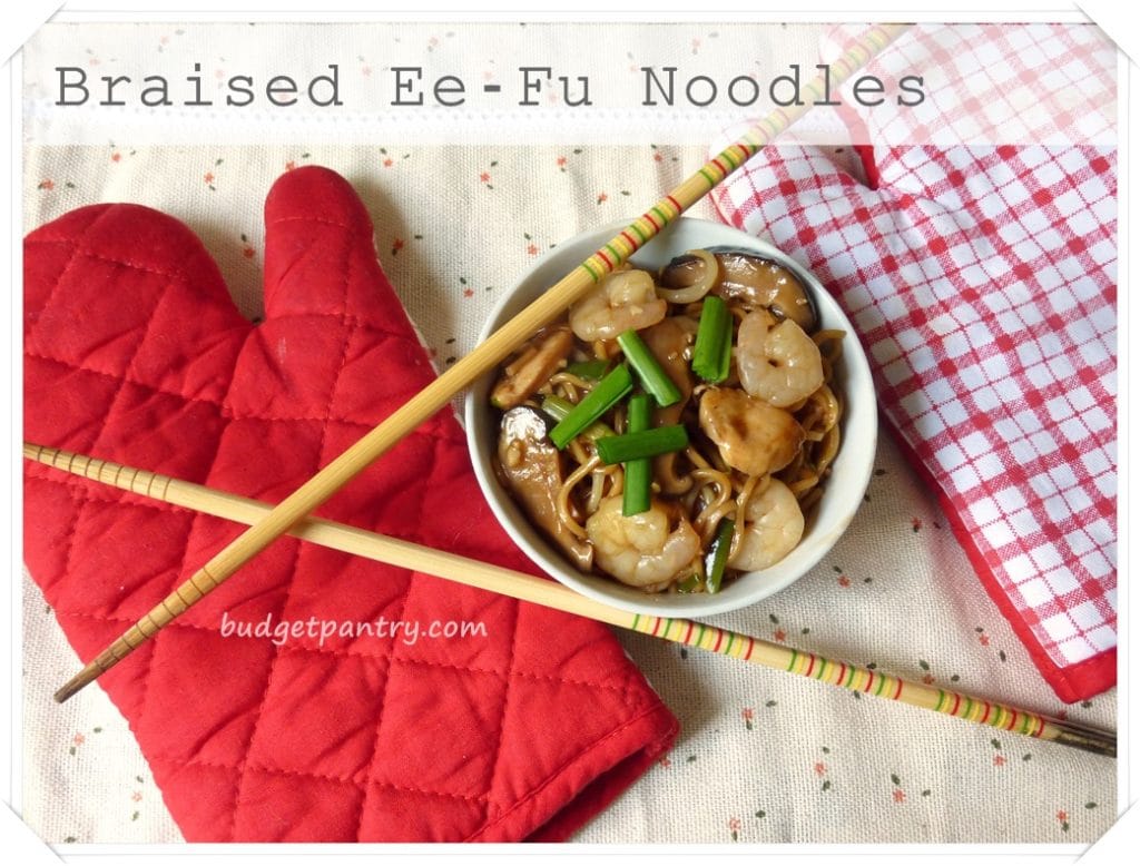 Oct 4- Braised Ee- Fu noodles