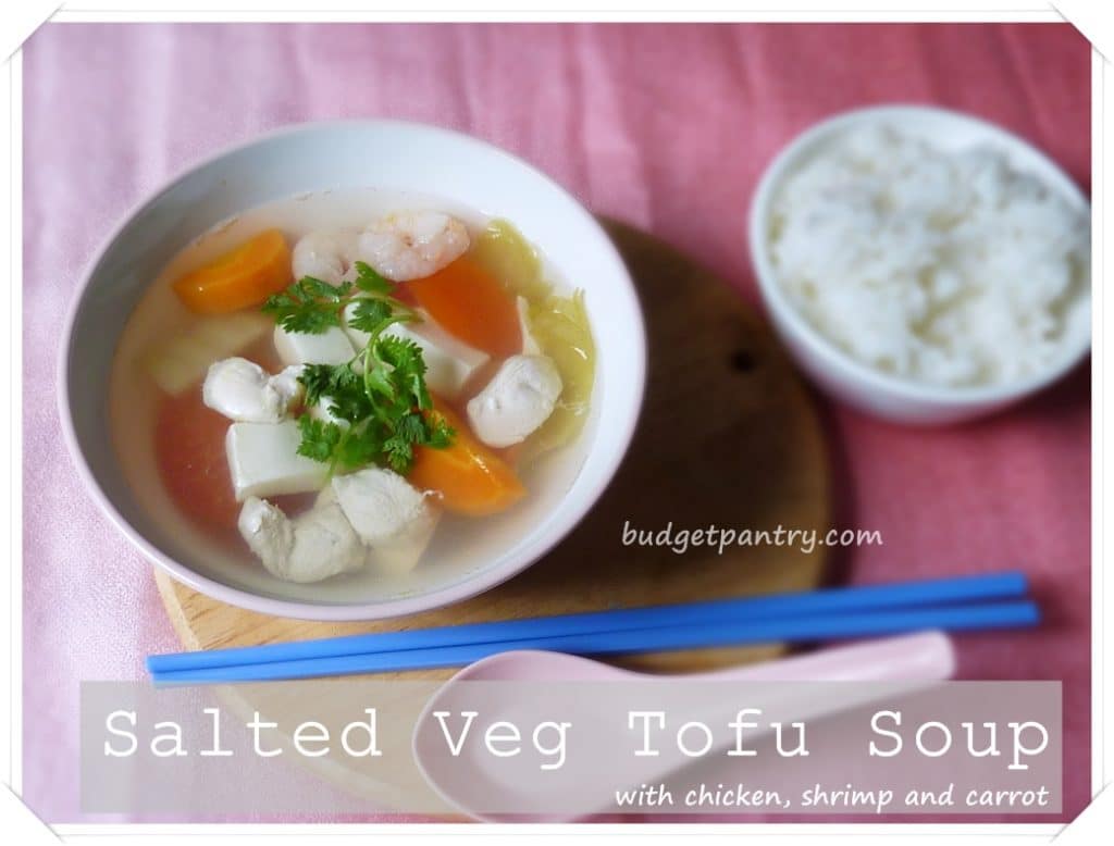 Salted veg soup