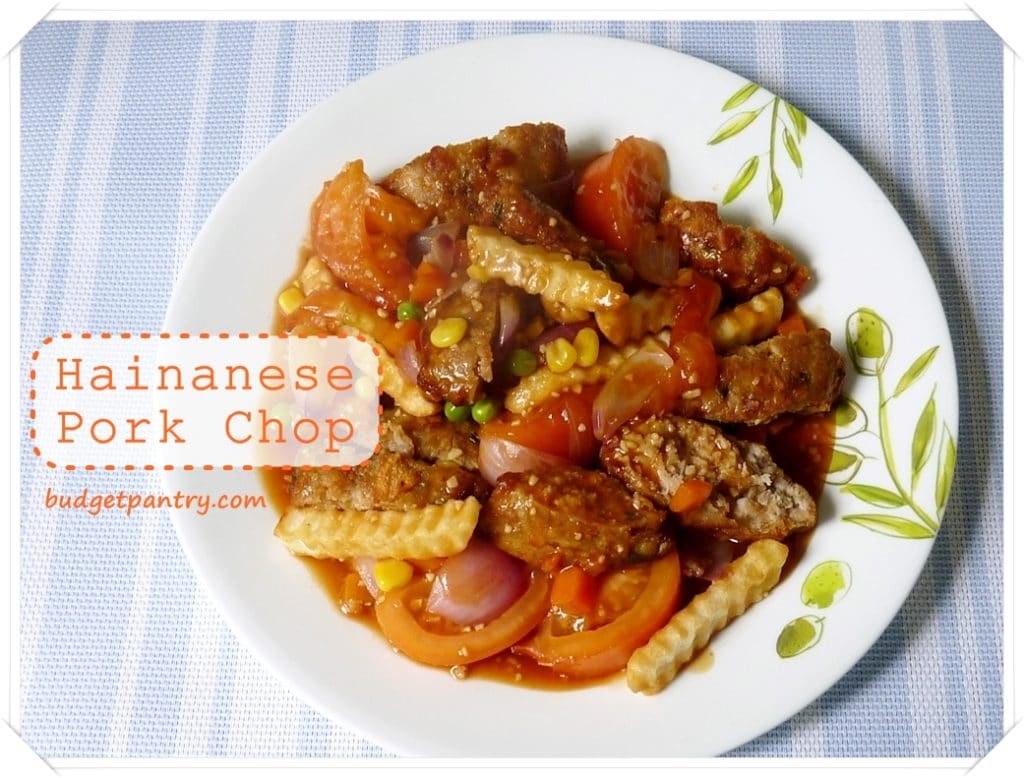 Jan 3- Hainanese Pork Chop French Fries