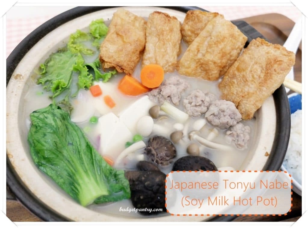 Japanese Soy Milk Hot Pot (Tonyu Nabe)