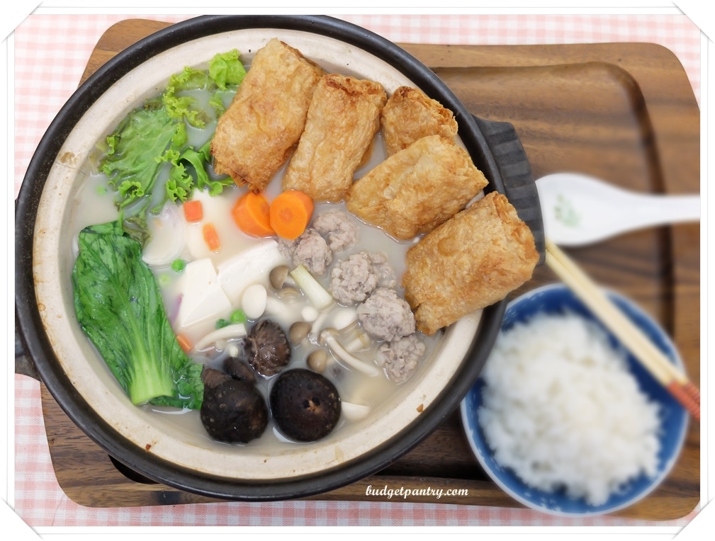 Japanese Soy Milk Hot Pot (Tonyu Nabe)