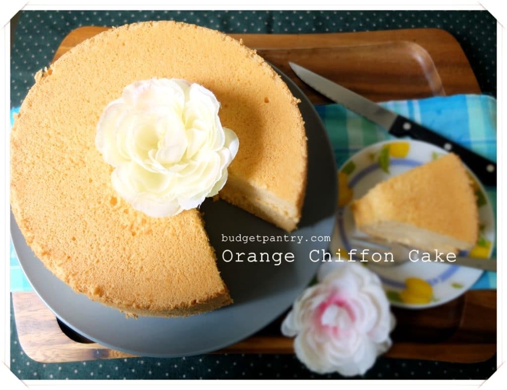 May 15- Orange Chiffon Cake