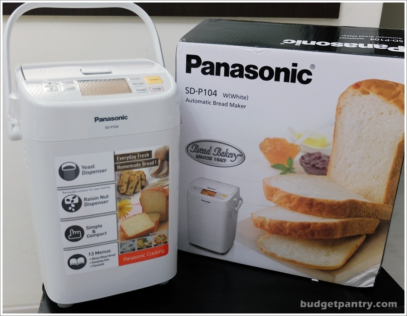 Panasonic bread shop machine recipes