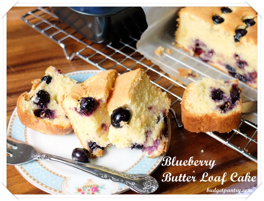 Baked Blueberry Pancake “Cake” with Mascarpone Whipped Cream