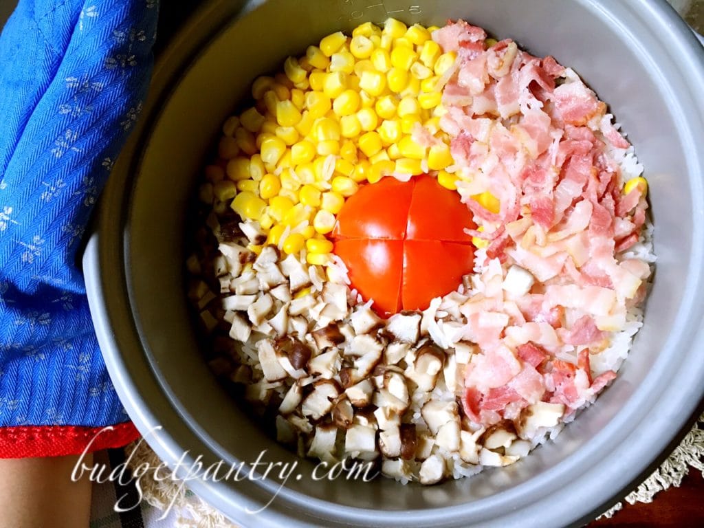 tomato in rice cooker