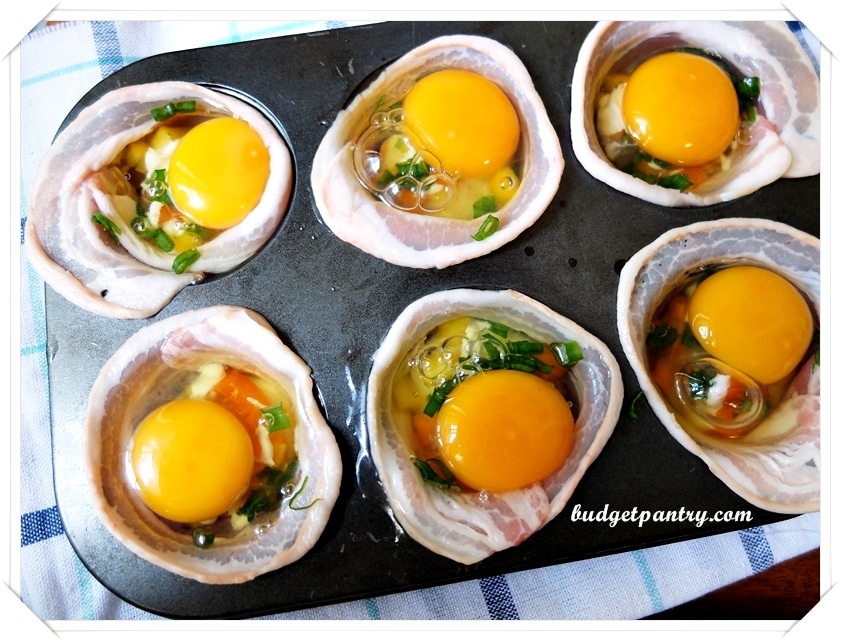 Bacon And Eggs Muffin Cups Airfry Option 