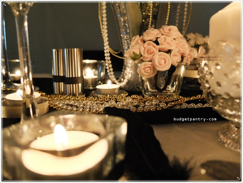 IKEA Dining - The Great Gatsby Wedding Candlelight9