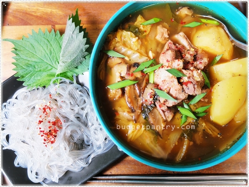 Korean Spicy Pork Backbone Hotpot with Potatoes (Gamjatang)