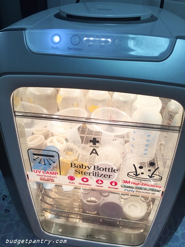 Hanil baby bottle store sterilizer