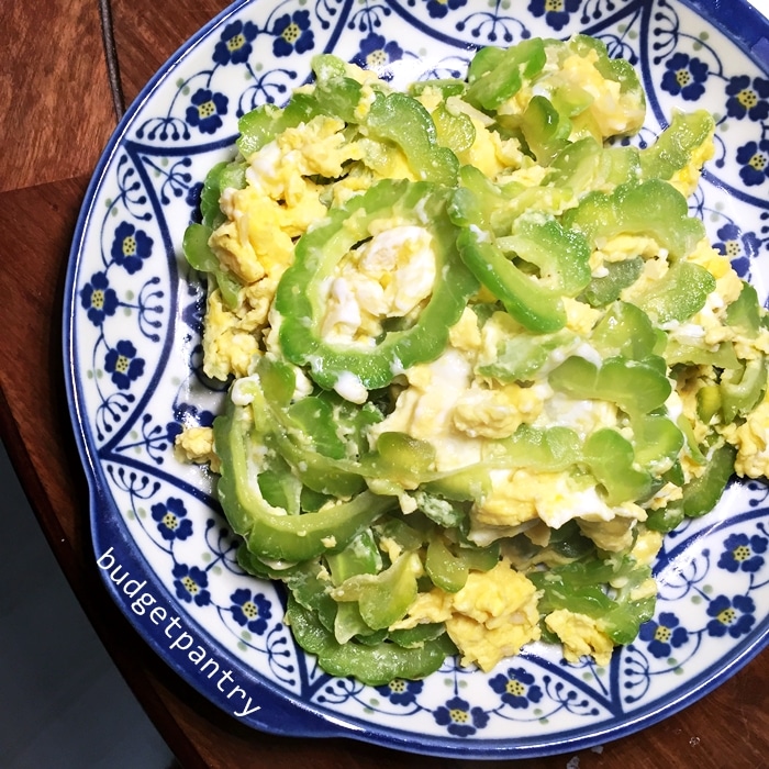 Stir Fried Bittergourd With Egg 苦瓜炒蛋