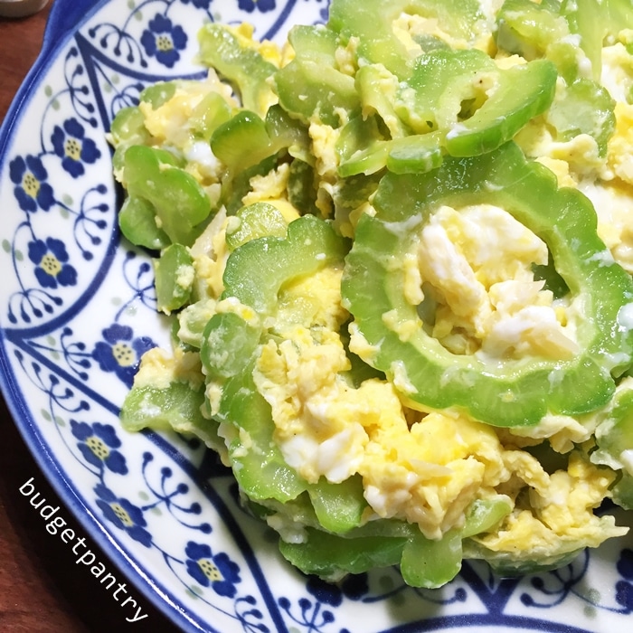 Stir Fried Bittergourd With Egg 苦瓜炒蛋